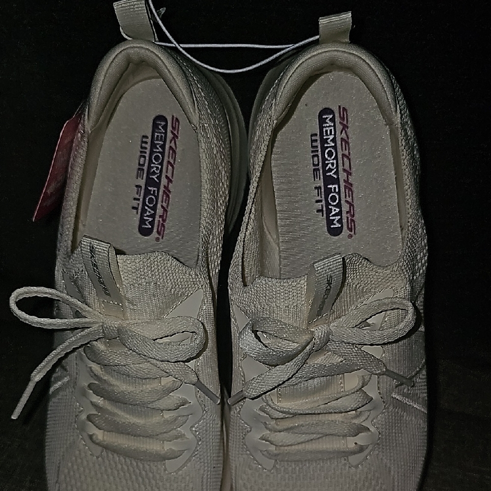 Skechers Women's Memory Foam Shoes - White